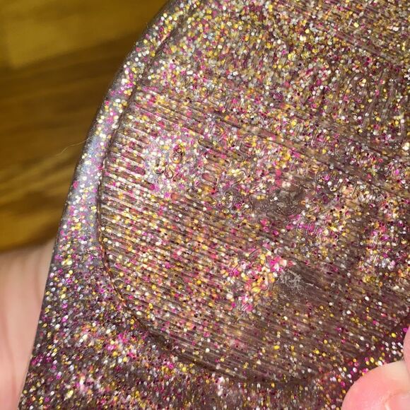 Mini Melissa Multi Colored Glitter Mary Jane Flats size 8 Toddler - Picture 9 of 10